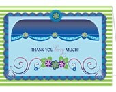 Berry Bake Shop DIY Printable Thank You Card (Blueberry Muffin Character Inspired)