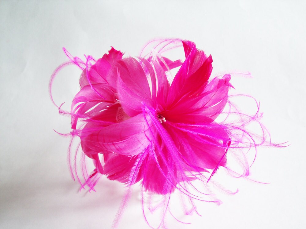 pink fascinator