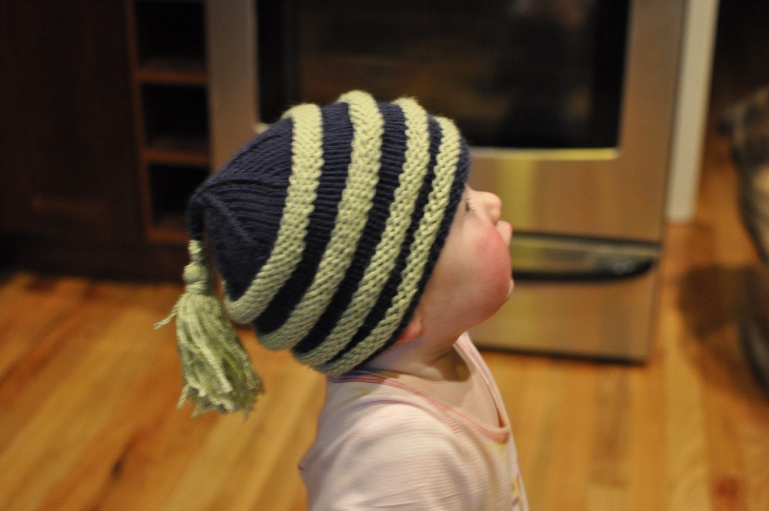 Knit Accordion Hat, Newborn, Baby, Toddler Sizes Available
