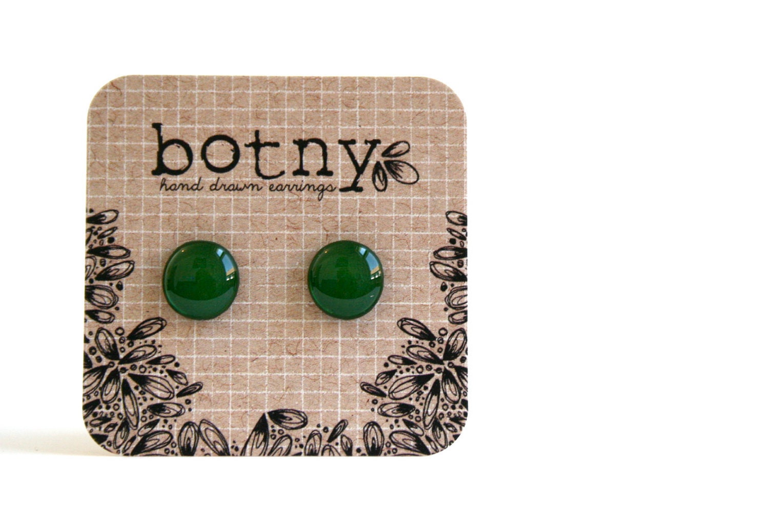 True Olive Green Brook Earrings