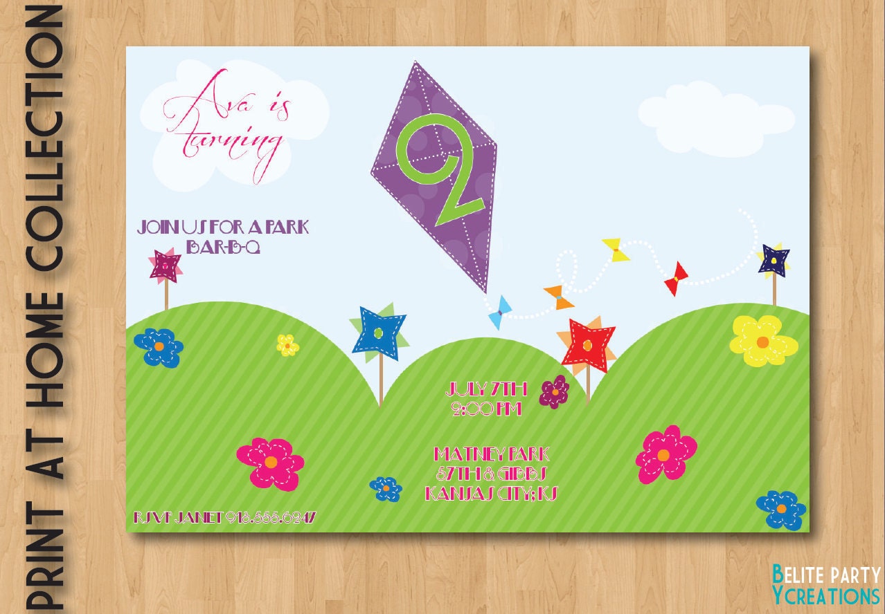 DIY-Child's Birthday Party Invitation