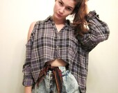 Shoulderless High-Low Tunic