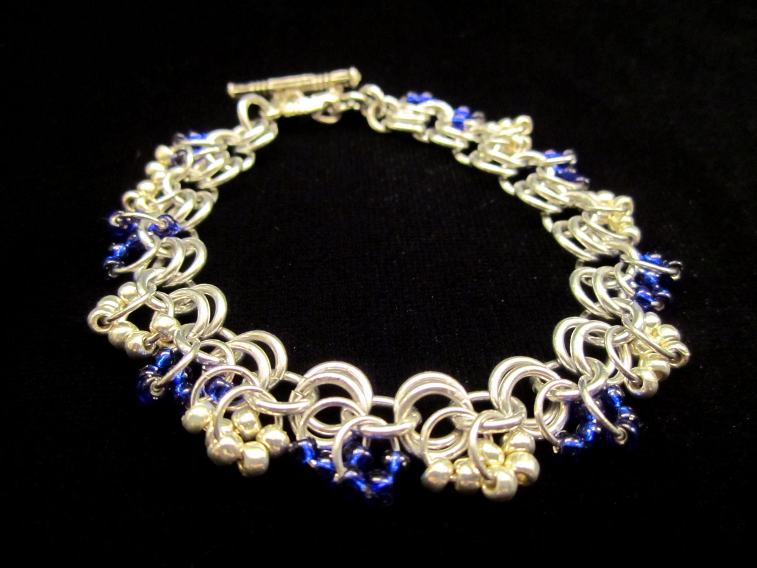Ravenclaw Scarf Beaded Chain Bracelet