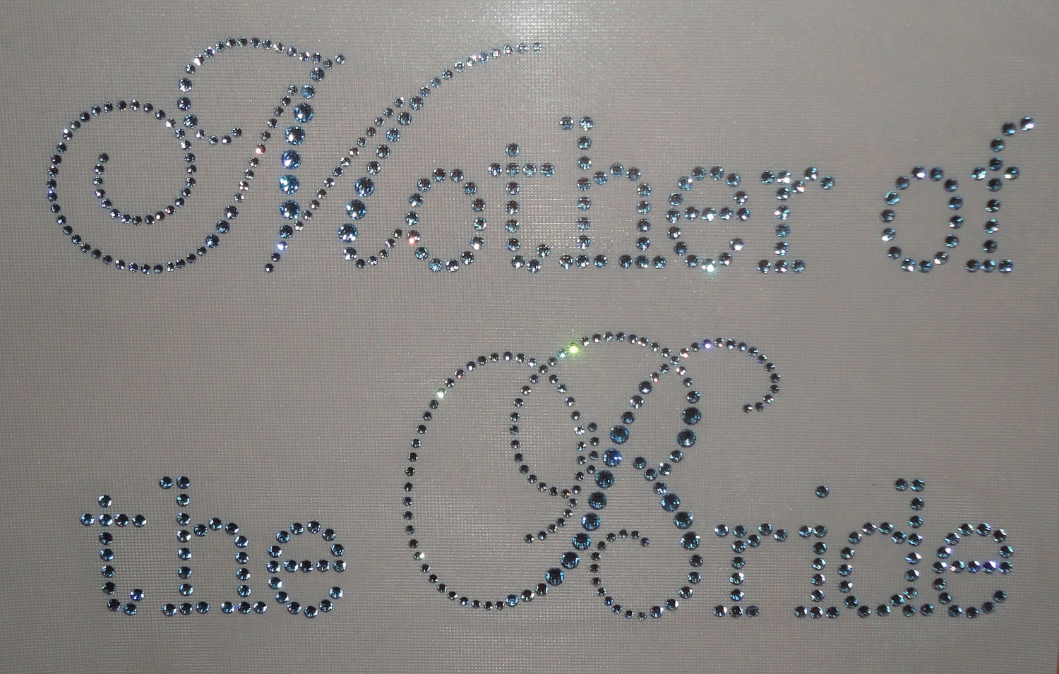 Mother Of The Bride Swarovski Crystal Rhinestone Transfer