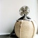 Burlap Pouf/Ottoman