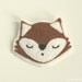 Fox Brooch Pin retro inspired accessory
