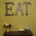 Faux Metal Letters - 23.5" EAT Sign