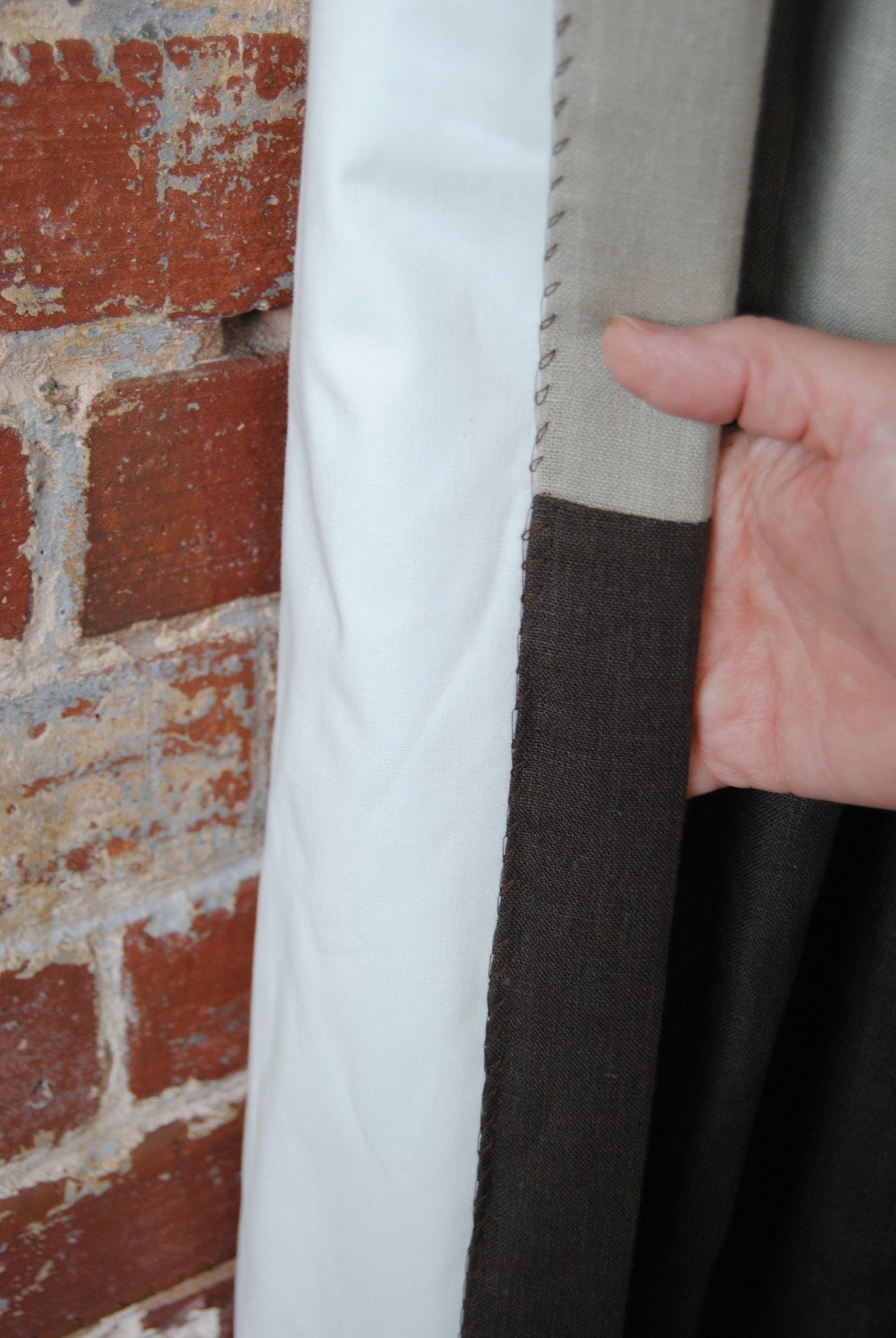 96"L x 69"W Striped Drapery Panel - Pick Your Colors