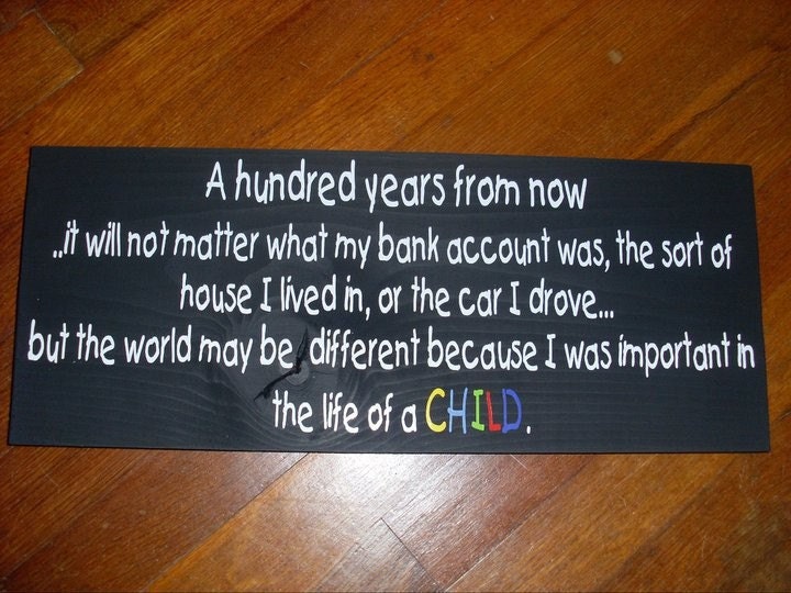 Teacher Quote Sign