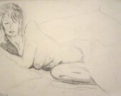 Fine Art Original Drawing: "Female Figure 2" - annaleahy
