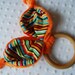 Organic Baby Teething Ring Rabbit Bunny Ear Easter Basket Unisex