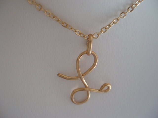 Letter L Necklace