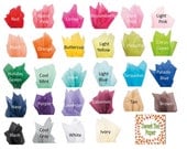 Tissue paper - 120 sheets of 20 x 30 Premium extra large paper - Your Color Choices
