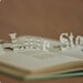 A Love Story Vintage Book Pop Up