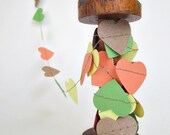 Paper Garland - Hearts - Pumpkin Spice - Fall