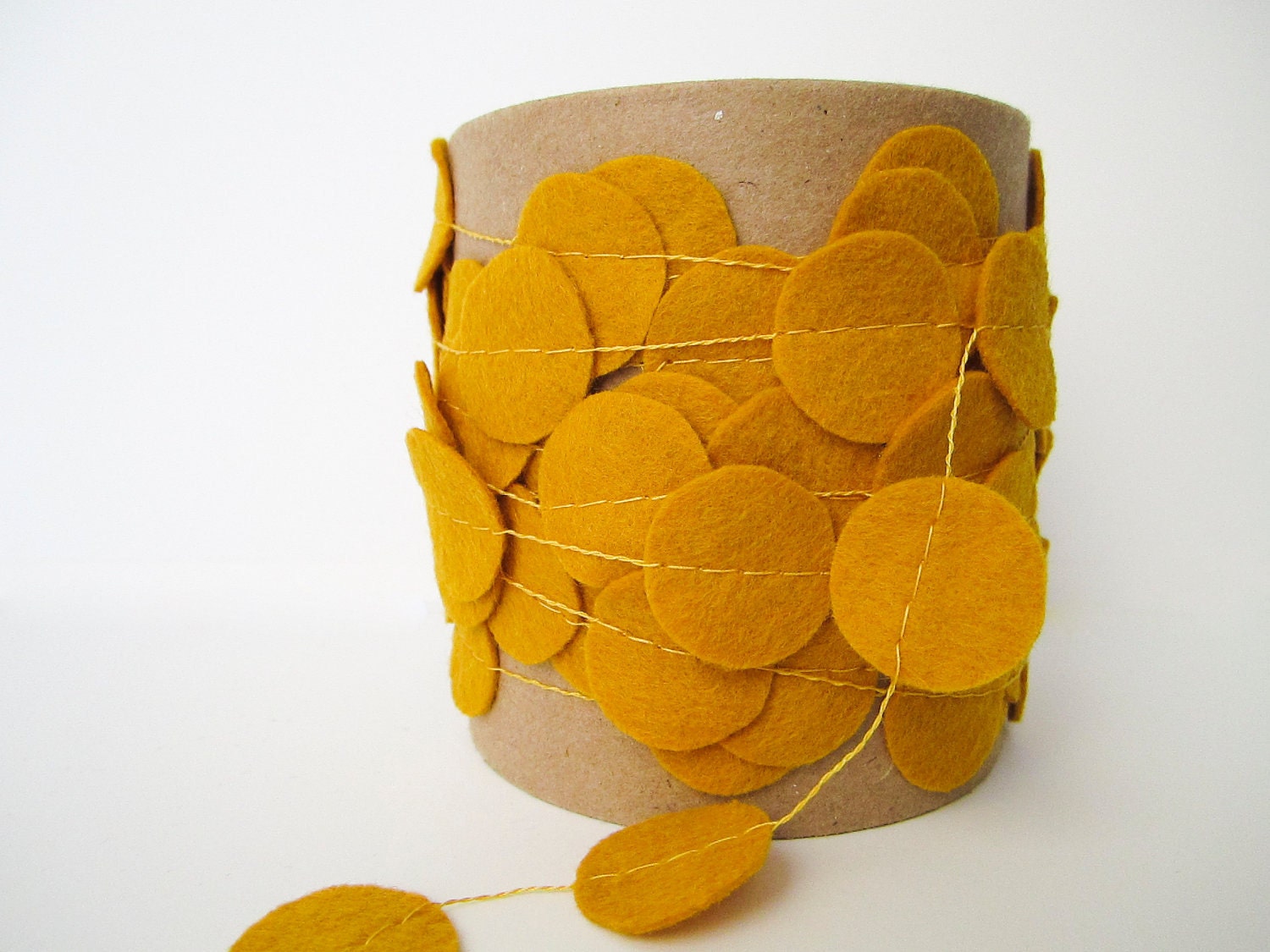 Felt Garland - Yellow/Mustard