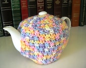 Crochet Teapot Cozy - Spring Colors Handmade Crochet Tea Cozy