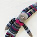 Mister rabbit - striped grey purple sock puppet - Soft and cuddling plushies