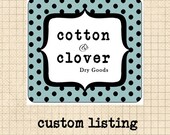 Custom Listing for Carrie S