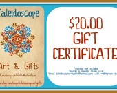 Gift Certificate-20.00