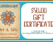Gift Certificate-50.00
