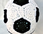 Soccerball hat -crocheted