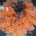 Orange/Black with Black Web ribbon