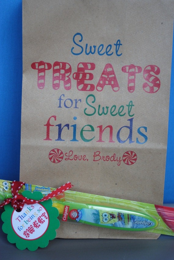 Candyland Birthday - Printable Brown Bag