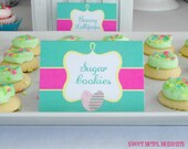 Egg Hunt Party - Printable Table Tent Cards