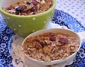 Granola with oats, flax and sunflower seeds, wheat germ
