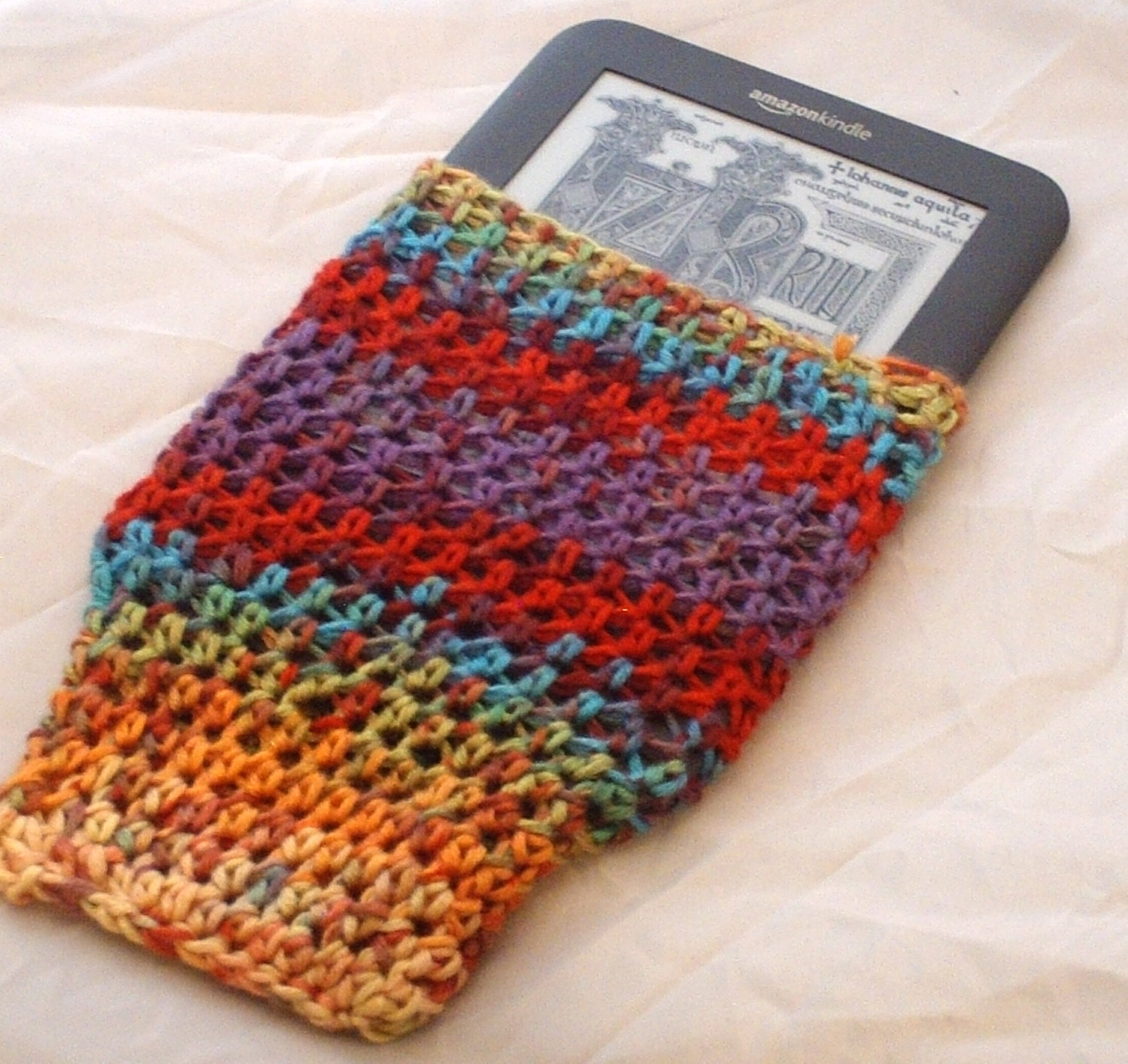 eReader Kindle Nook iPad Cozy Rainbow Stripes