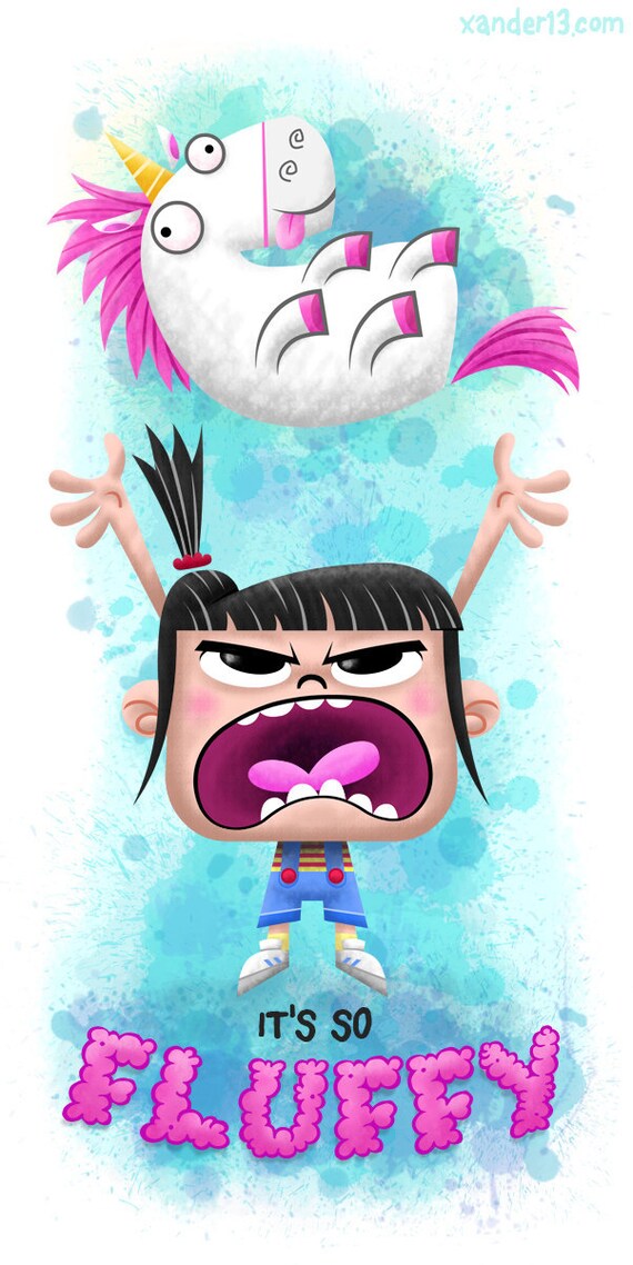 Agnes 'Despicable Me', 8" x 16.5" Print
