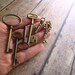 Keys to the Castle - Antique Brass/Bronze Skeleton Key Assortment - Set of 6