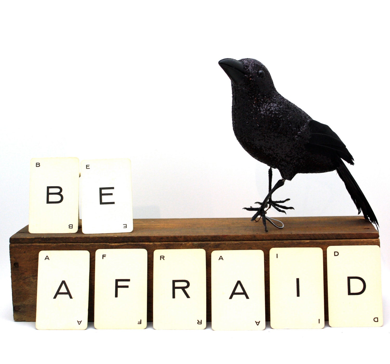 halloween decoration display BE AFRAID cards set of eight alphabet cards spooky - SameSameMaryJane halloween decoration display BE AFRAID cards set of eight alphabet cards spooky - SameSameMaryJane