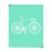 Mint Bicycle 8x10 Print - FREE SHIPPING