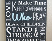 Mothers Who Know Typography Sign- Choose your own colors- Ready to Ship- Mothers Day Gift