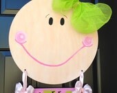 baby girl door hanger