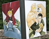 Fullmetal Alchemist  Ed and Al Elric and Colonel Armstrong Composition manga notebook