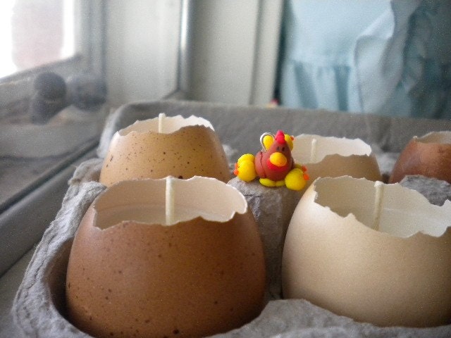 Last Set - Limited Time - Natural Egg Candle - Half Dozen