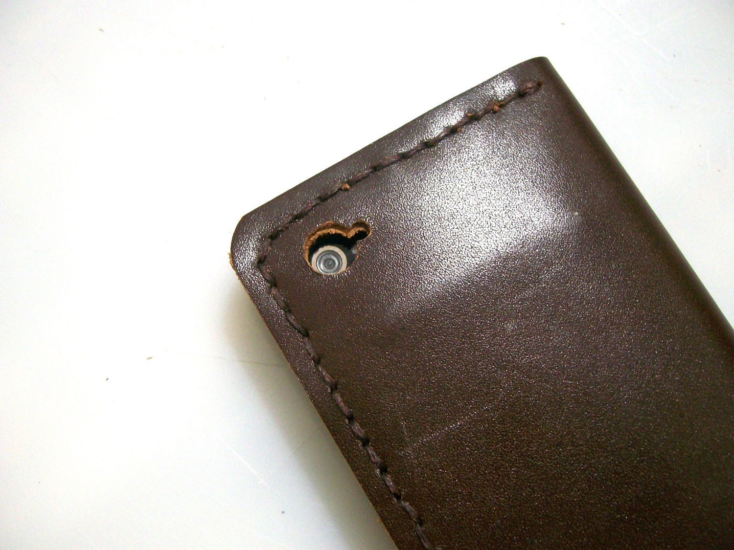 iPhone 4 Wallet Case with Bumper attachment -Dark Brown-UNIQUE