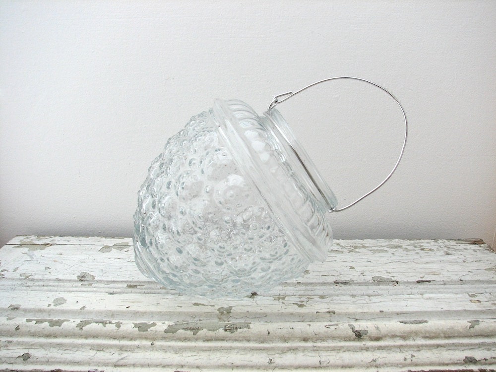 Handmade Vintage Glass Hanging Vase