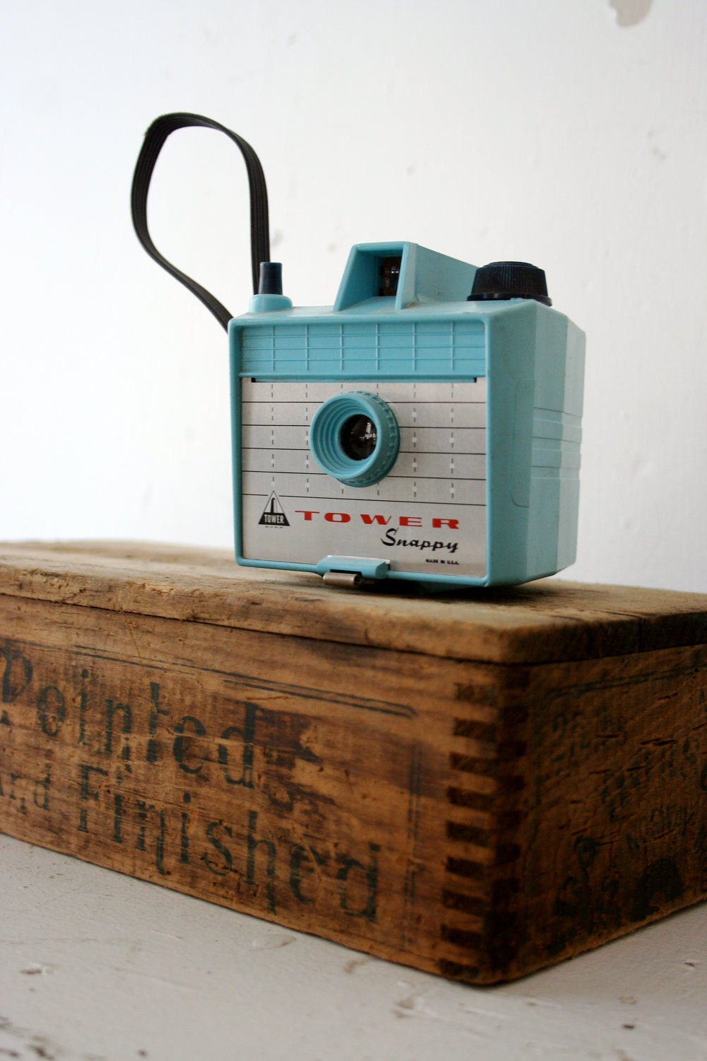 Blue Vintage Camera