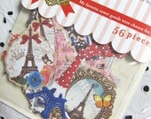 NEW 56small sticker flakes Paris