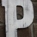 Custom distressed wood letters for home decor - 13.5 in wood letters/Bridesmaids gifts, wedding gifts