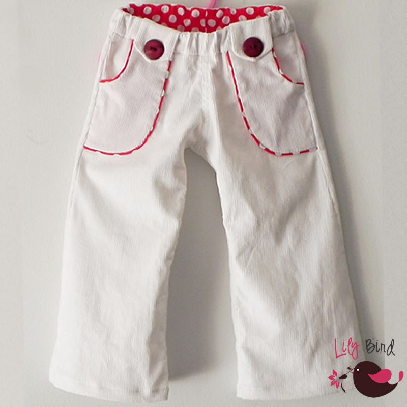 Lily Bird Studio PDF Sewing Pattern - Ben & Mia Pants with Pockets for Boy and Girl - 12 months to 6 years