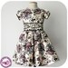 Lily Bird Studio PDF Sewing Pattern - Amanda's Dress - 1 to 10 years - circle skirt, classic bodice, puffy sleeves, wide sash