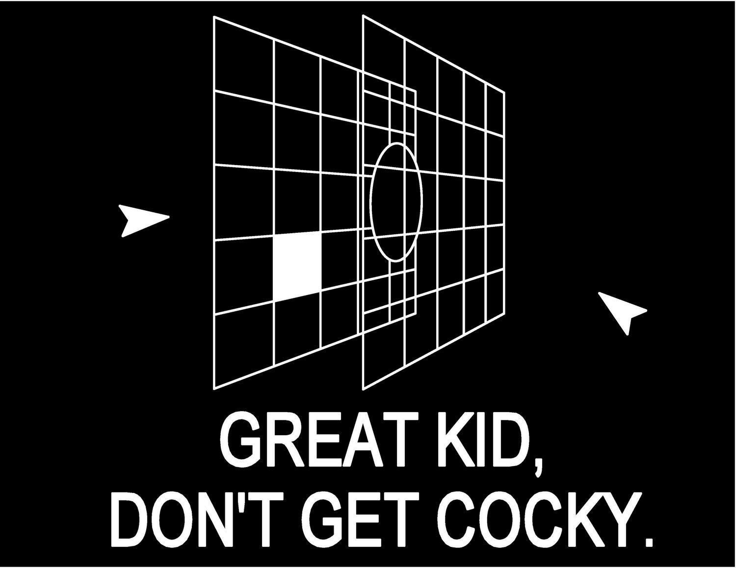 Star Wars Funny T Shirt - Don't Get Cocky - Free Shipping