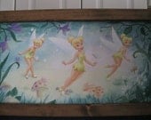 Disney Tinkerbell  Chalk Board with Chalk Tray