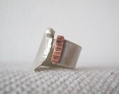 Silversmith silver ring, handmade -  Basic instinct made to order