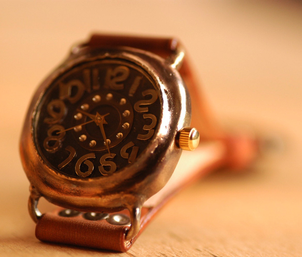 Vintage Watch. Leather Band ///////// Handcraft Watch ///////// DasBoot